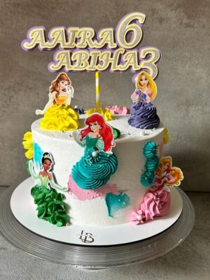 Princesas Disney Cake Barcelona, Tarta de Cumpleaños Personalizada en Barcelona