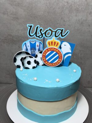 RCD Espanyol cake Barcelona, Tarta de Cumpleaños Personalizada en Barcelona