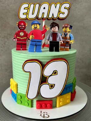Lego cake Barcelona, Tarta de Cumpleaños Personalizada en Barcelona