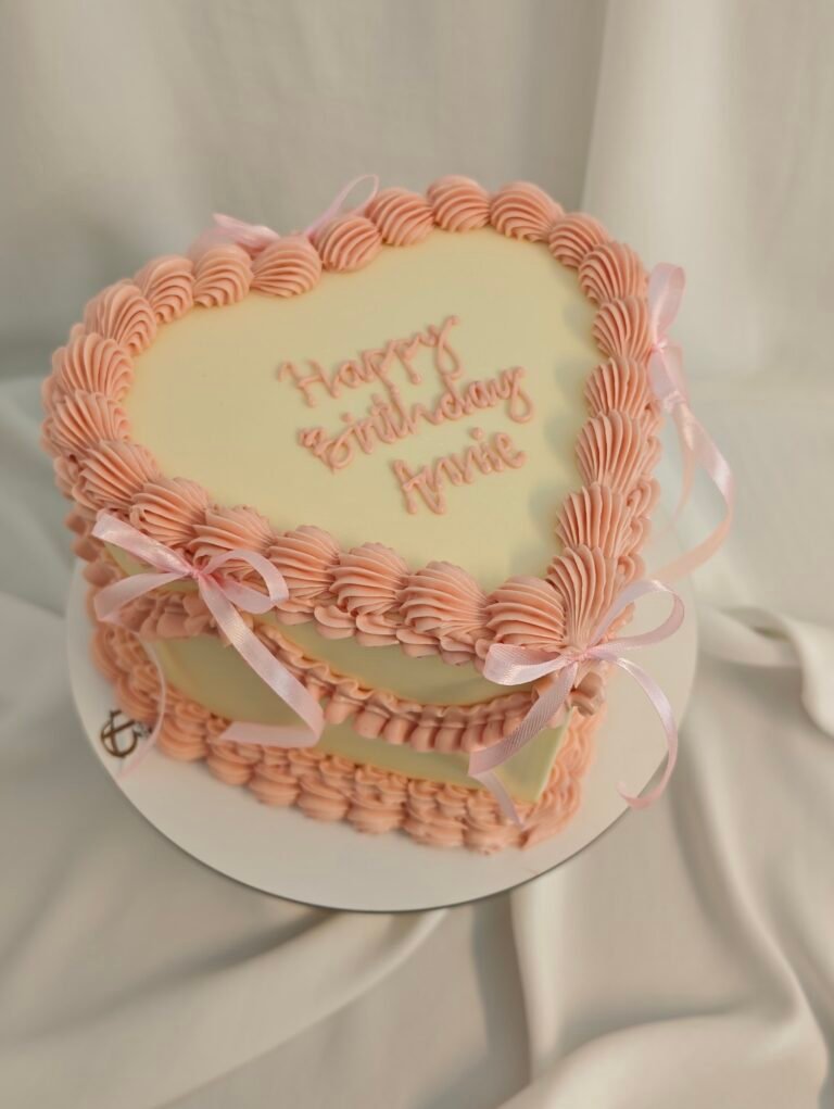 Pink Heart cake
