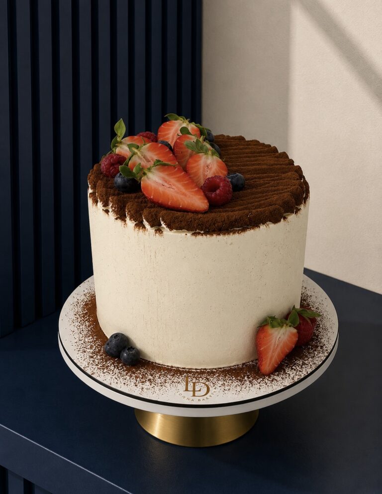 Tiramisú frutos del bosque