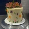 flores pintadas cake 2 Tarta personalizada con Flores
