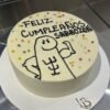 Tarta corazón  personalizado pequeño