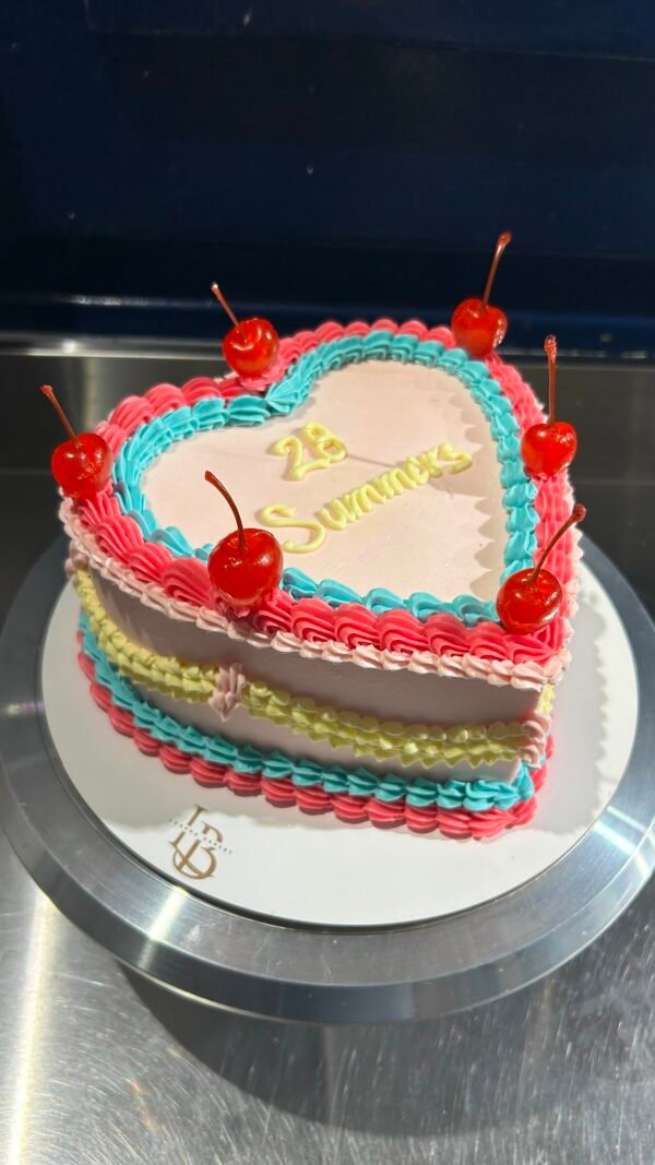 Tarta corazón  personalizado pequeño