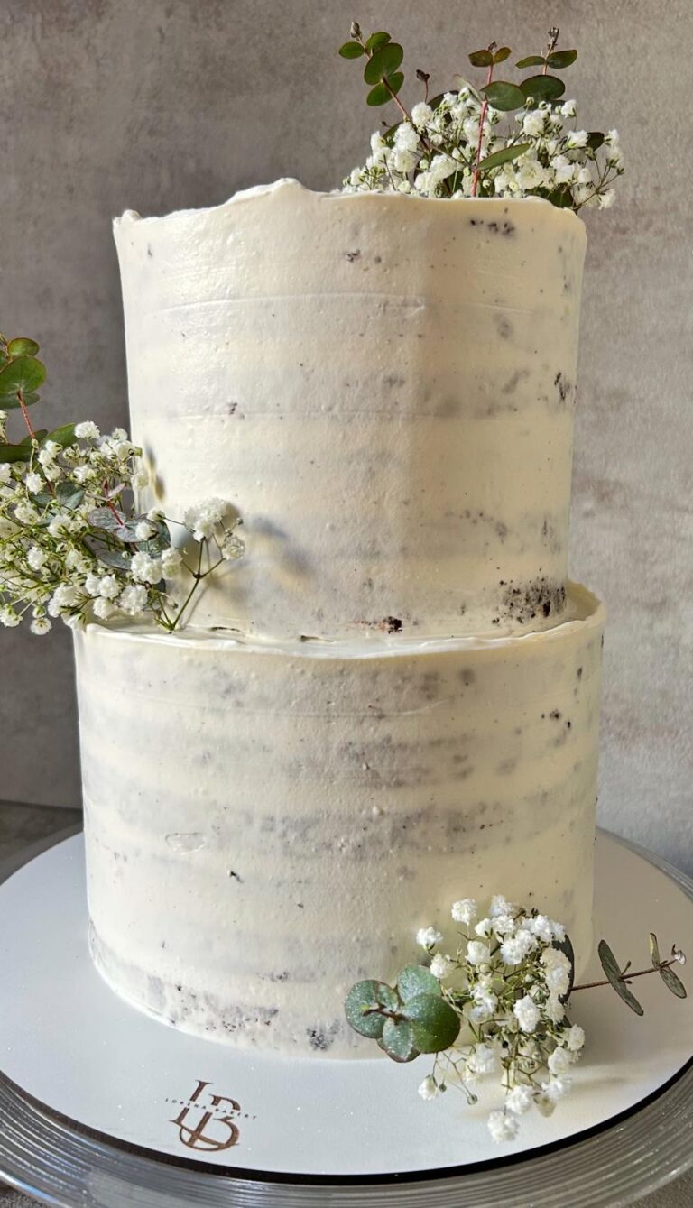Tarta de Boda Estilo Semi Naked