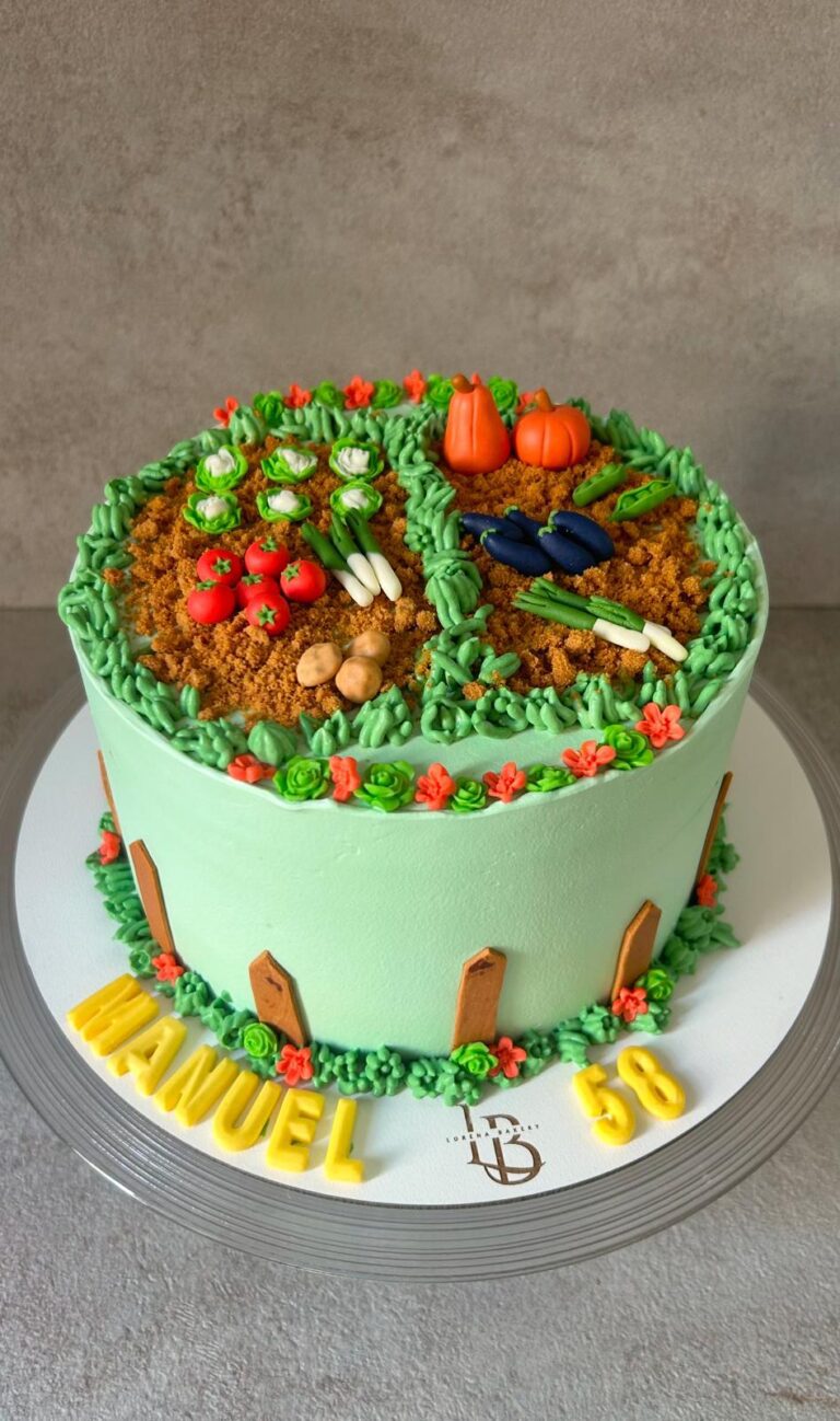 Tarta Huerto de Verduras en Barcelona