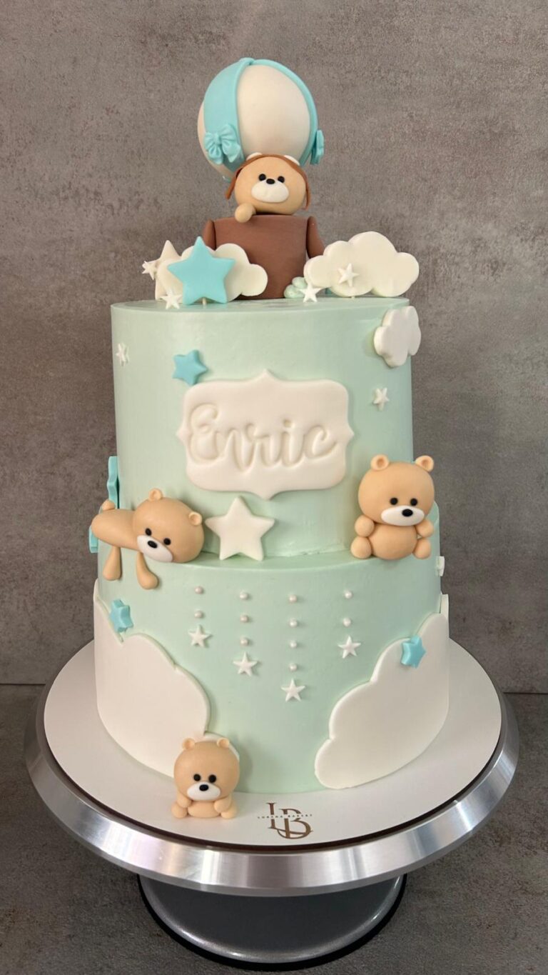 Tarta de Ositos y Globo Aerostático