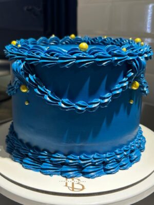 Tarta Vintage Azul en Barcelona Tarta Vintage Azul en Barcelona