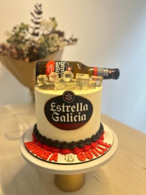 Tarta Estrella Galicia