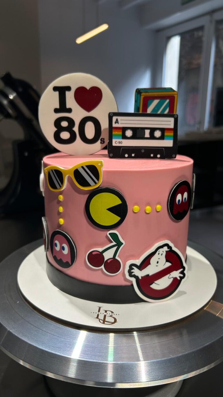 Tarta Años 80