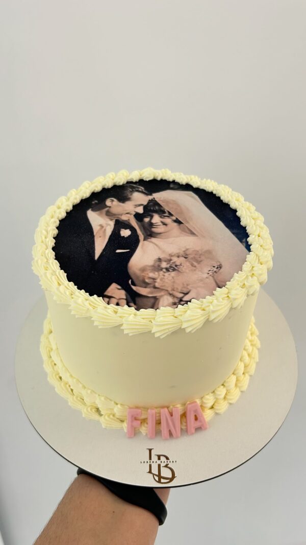 Tarta Personalizada Sencilla / Impresión Comestible