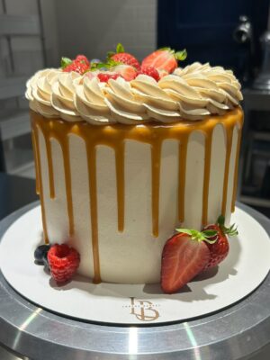 Caramel forest cake