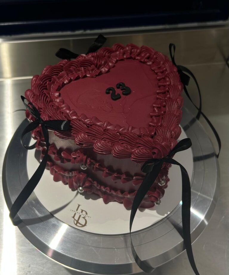 Pastel corazon Coquette Vintage