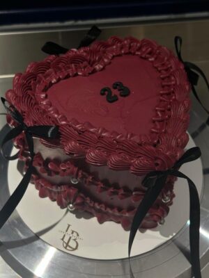 Pastel corazon Coquette Vintage