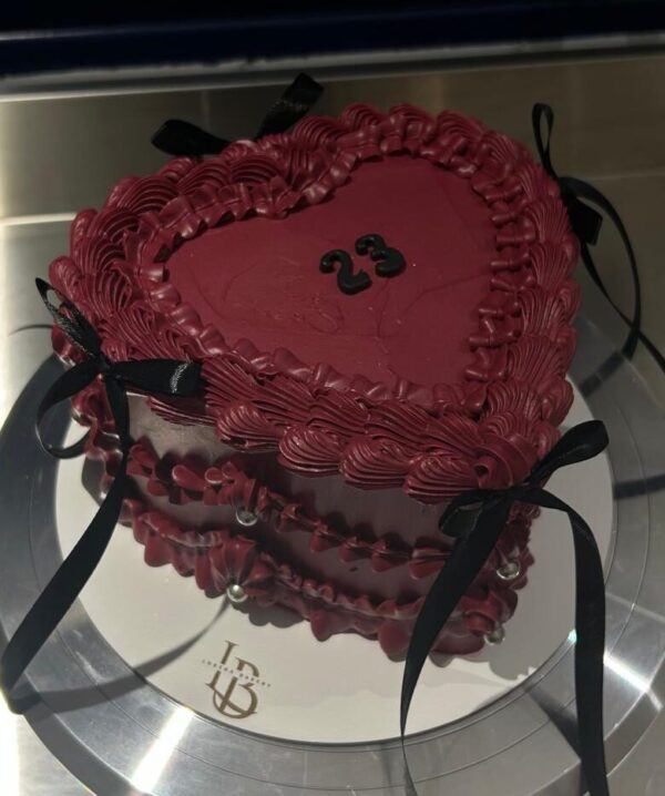 Pastel corazon Coquette Vintage