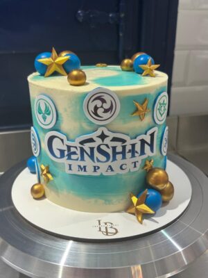 Tarta Genshin Impact – Diseño Elemental