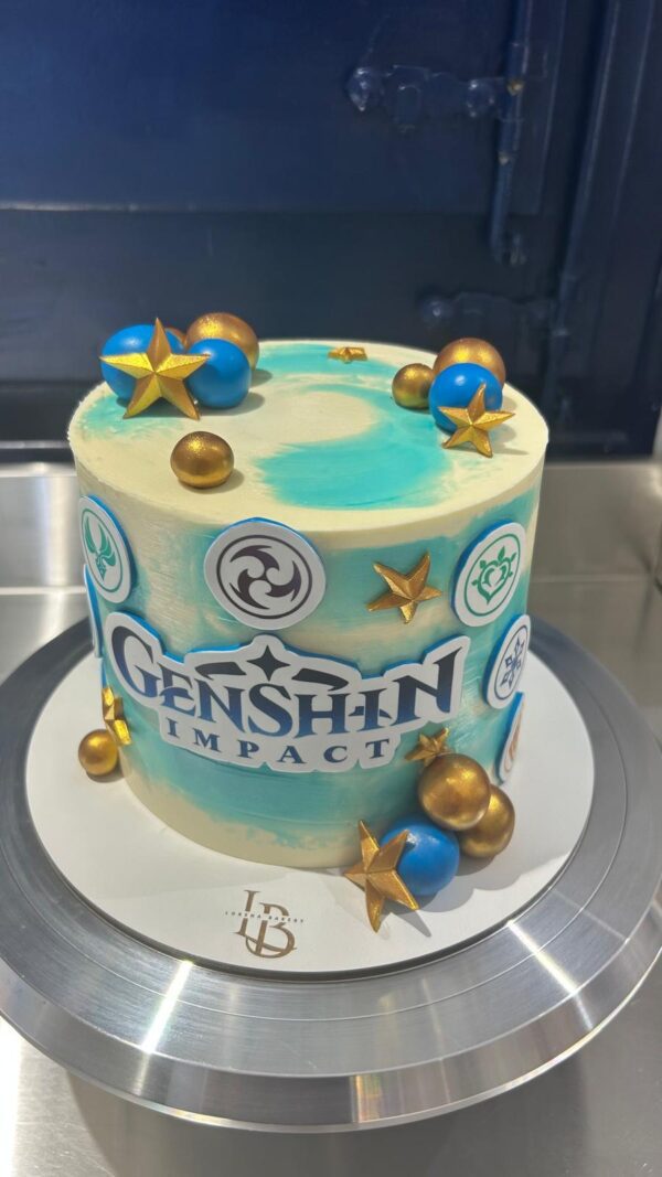 Tarta Genshin Impact – Diseño Elemental