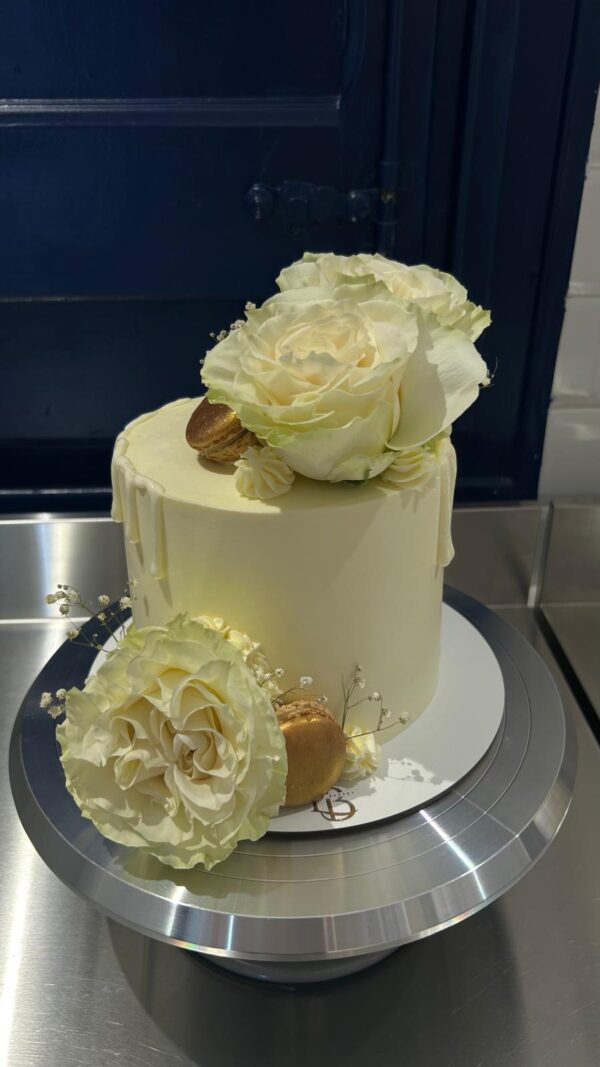Tarta Ivory Rose & Gold