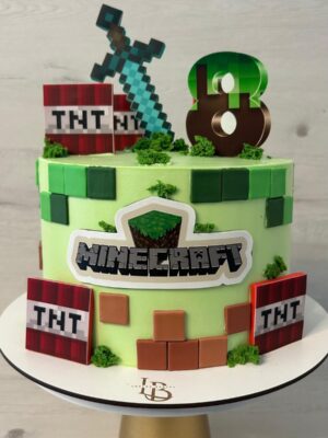 Tarta Minecraft Personalizada