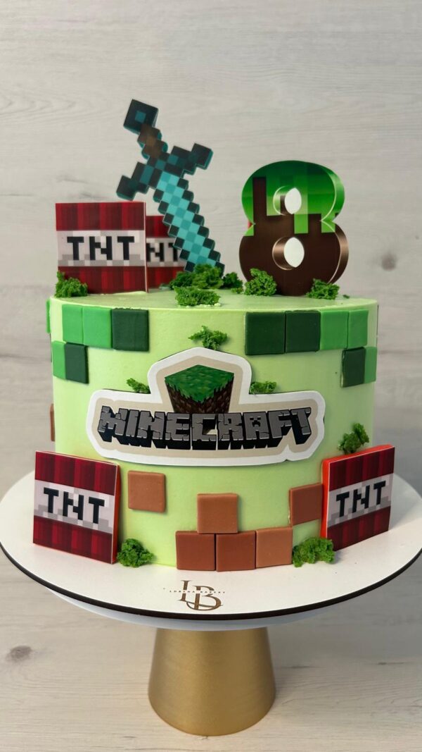 Tarta Minecraft Personalizada