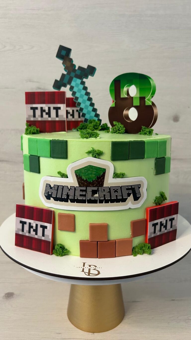 Tarta Minecraft Personalizada