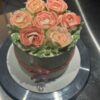 Tarta Floral de Rosas con Manga Pastelera