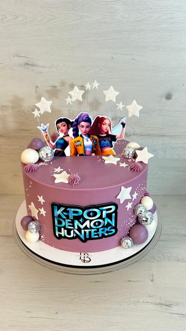Tarta K-Pop Demon Hunters Personalizada