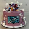 Tarta K-Pop Demon Hunters Personalizada