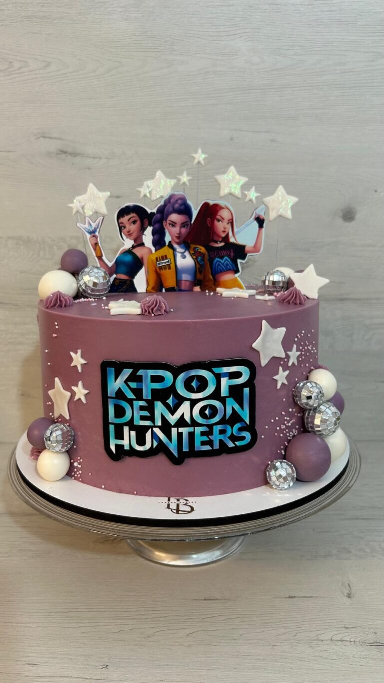 Tarta K-Pop Demon Hunters Personalizada