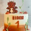 Tarta Dragón Personalizada – Primer Cumpleaños