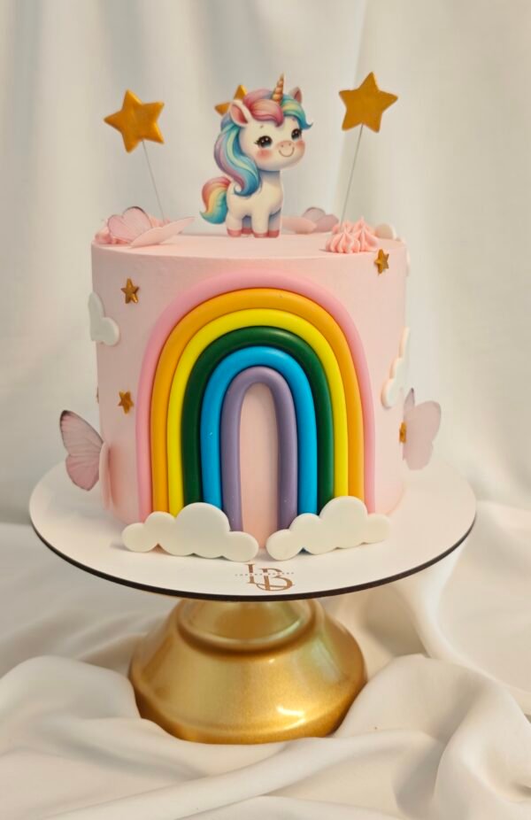 Tarta Unicornio Arcoíris