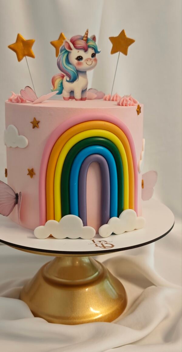 Tarta Unicornio Arcoíris