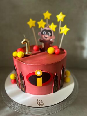 Tarta Primer Cumpleaños Los Increíbles