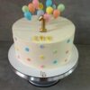 Tarta Primer Cumpleaños con Globos