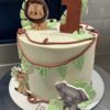Tarta Primer Cumpleaños Animales de la Selva