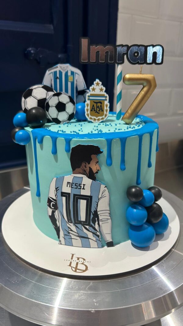 Tarta Fútbol Argentina Messi