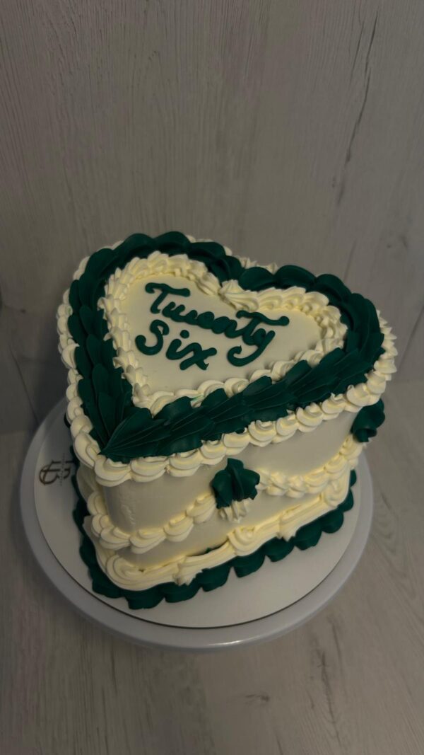Emerald Heart Cake