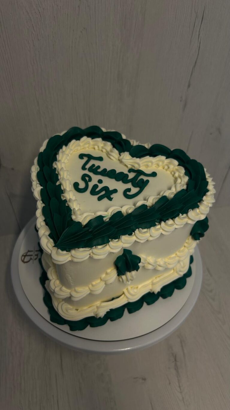 Emerald Heart Cake