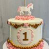 Tarta Primer Cumpleaños Carrusel Clásico