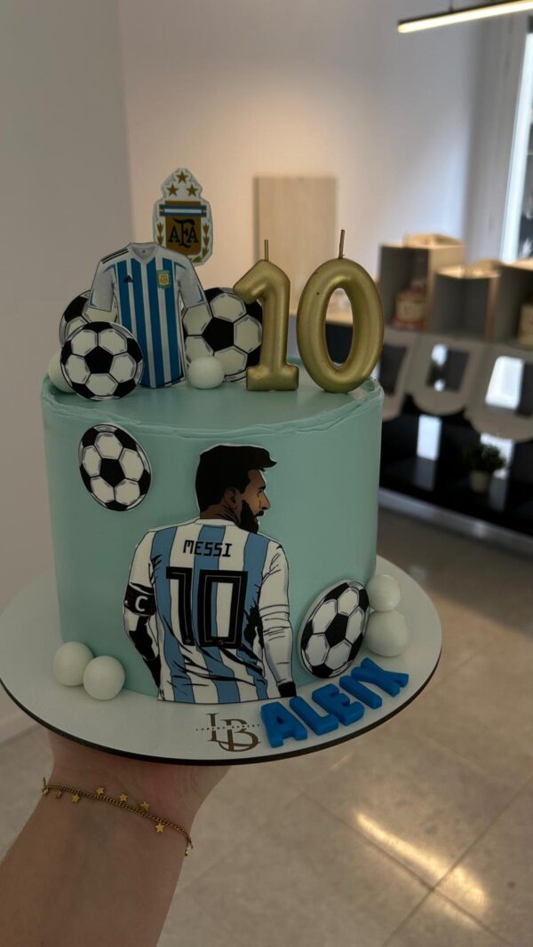 Tarta Fútbol Argentina Messi