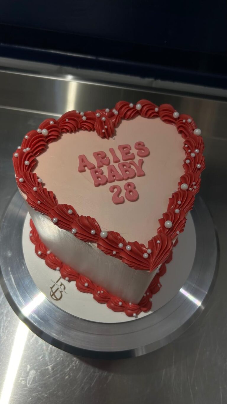 Ruby Heart Cake