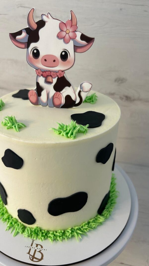 Tarta Primer Cumpleaños Vaquita