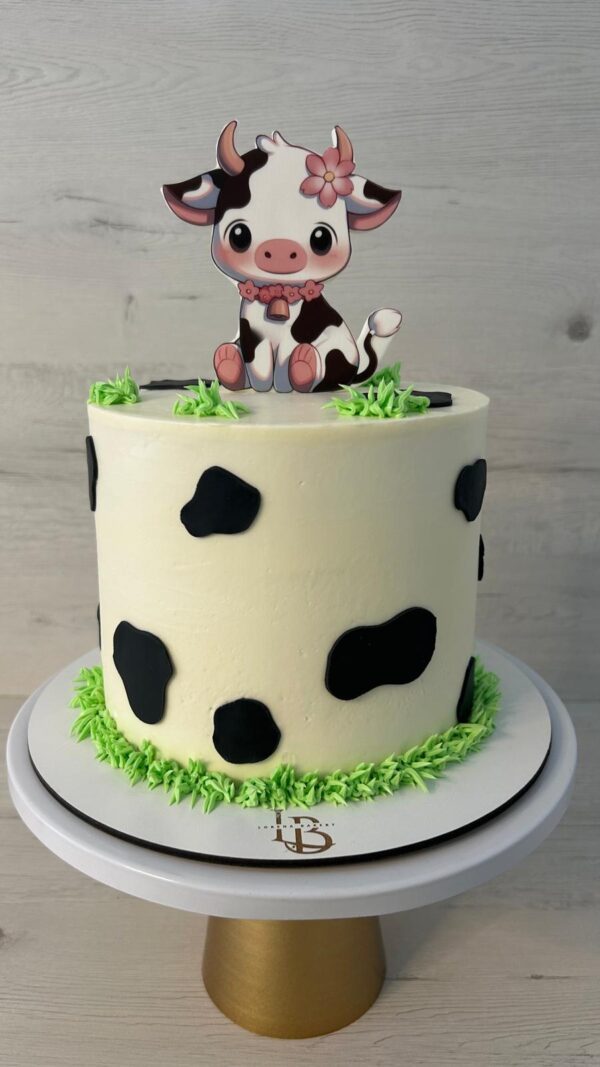 Tarta Primer Cumpleaños Vaquita