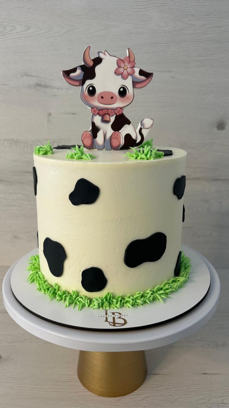 Tarta Primer Cumpleaños Vaquita