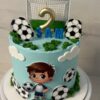 Tarta Primer Cumpleaños Fútbol Infantil