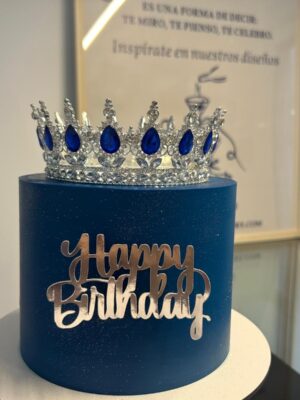 Tarta Birthday Queen Azul