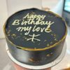 Tarta Black Gold “My Love”