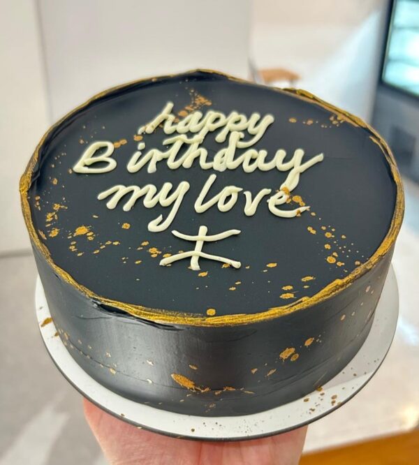 Tarta Black Gold “My Love”