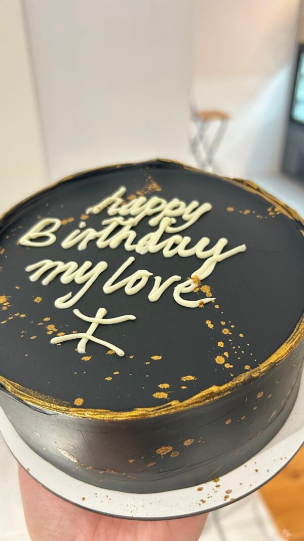 Tarta Black Gold “My Love”