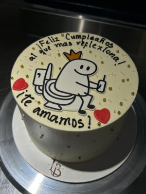 Tarta Meme “Te Amamos”